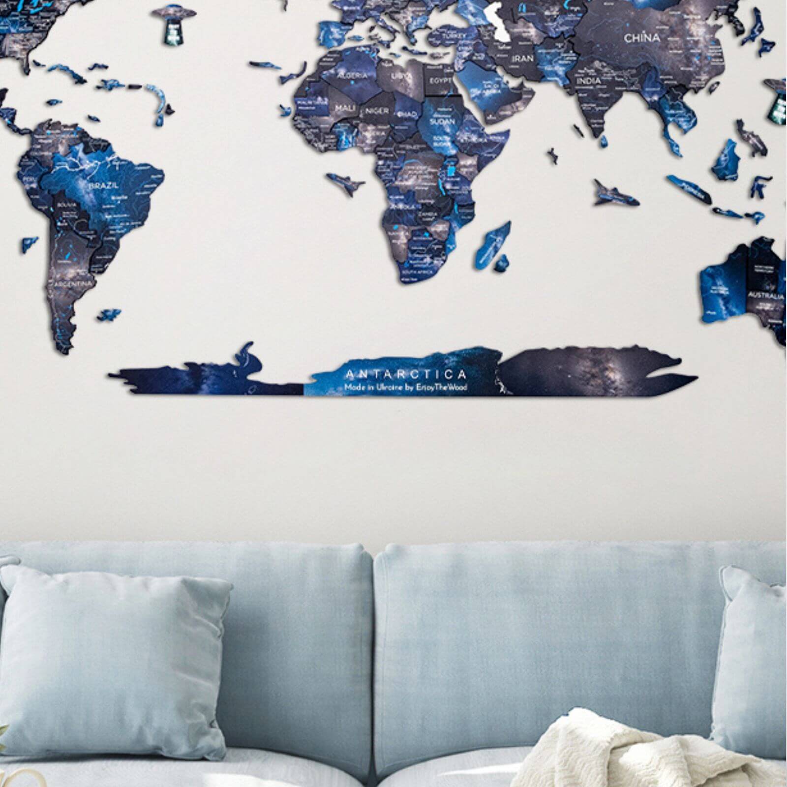 Antartide per Mappe a Colori