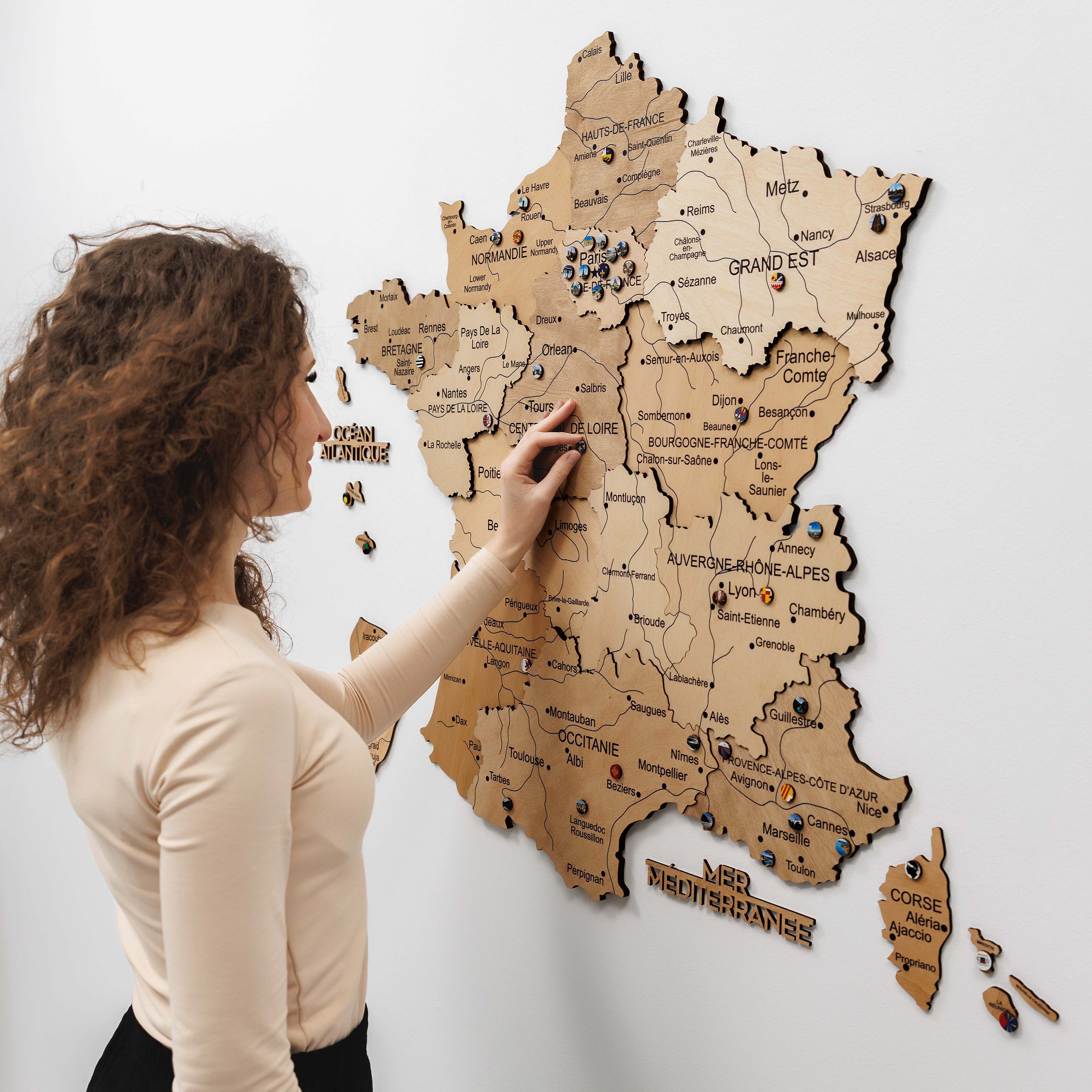mappa francia sud