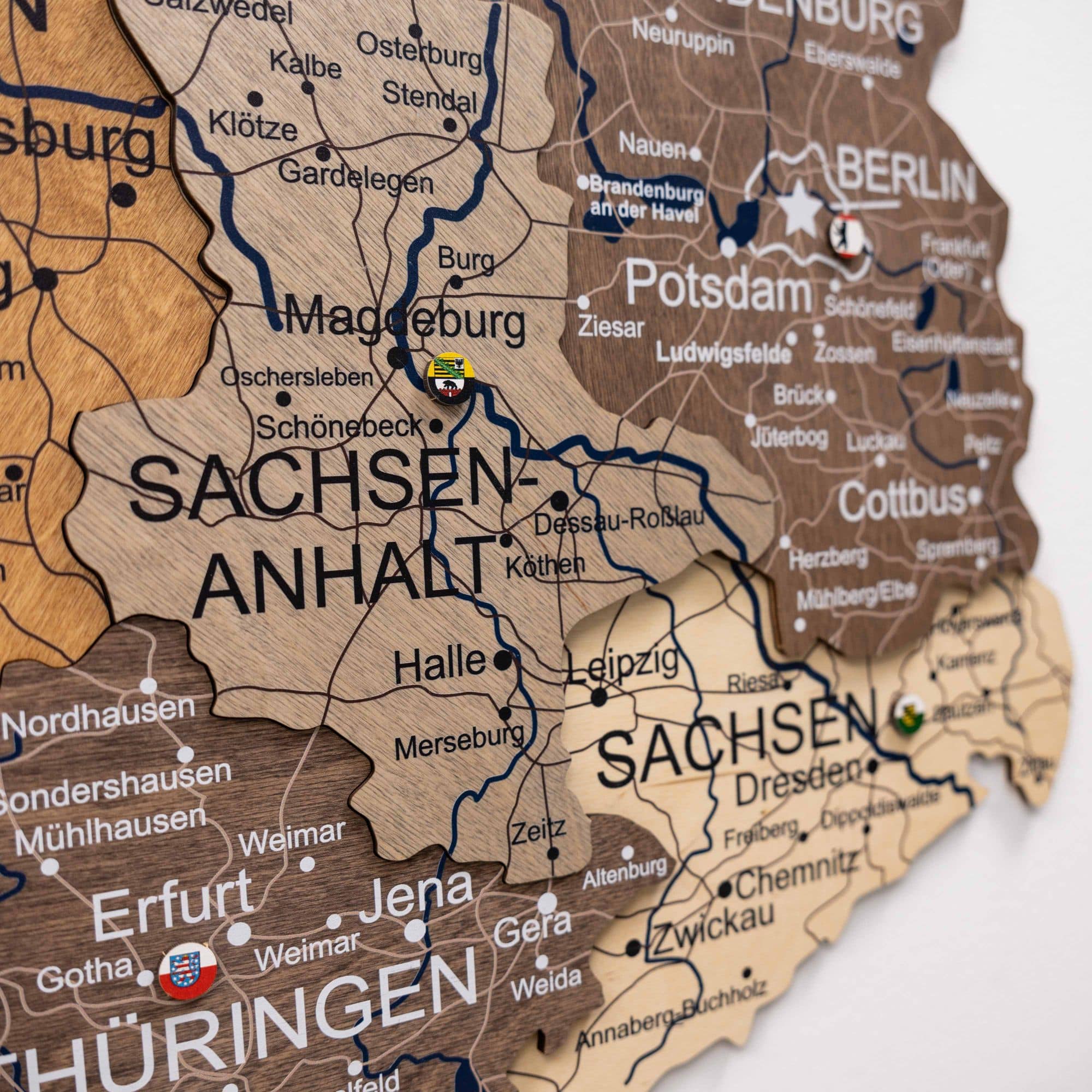 germany 3d map