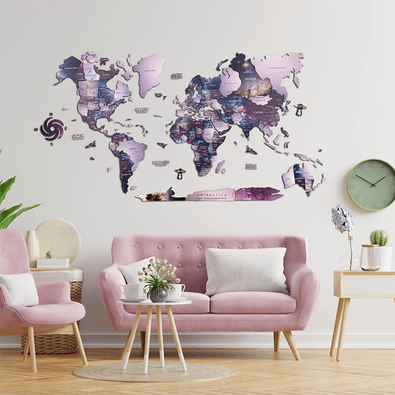 Antartide per Mappe a Colori