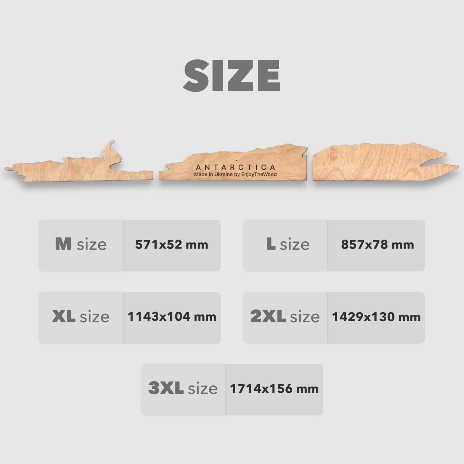 Antartide per Mappe nei Colori Naturali