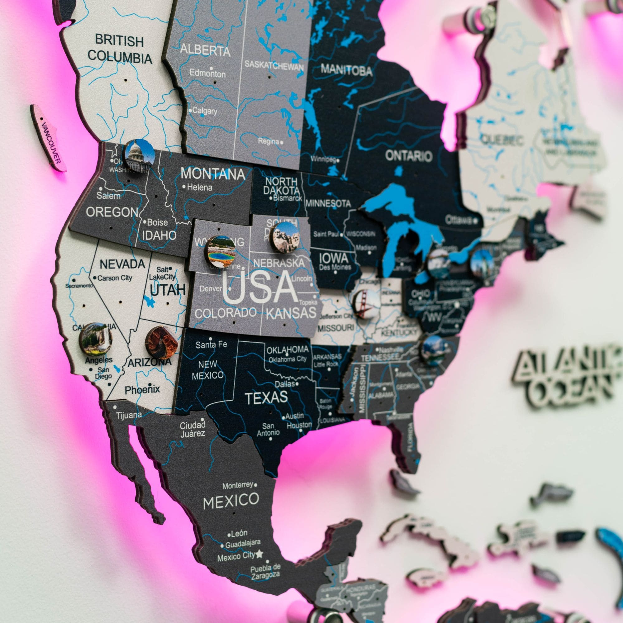 Spille in Legno con Monumenti del Mondo