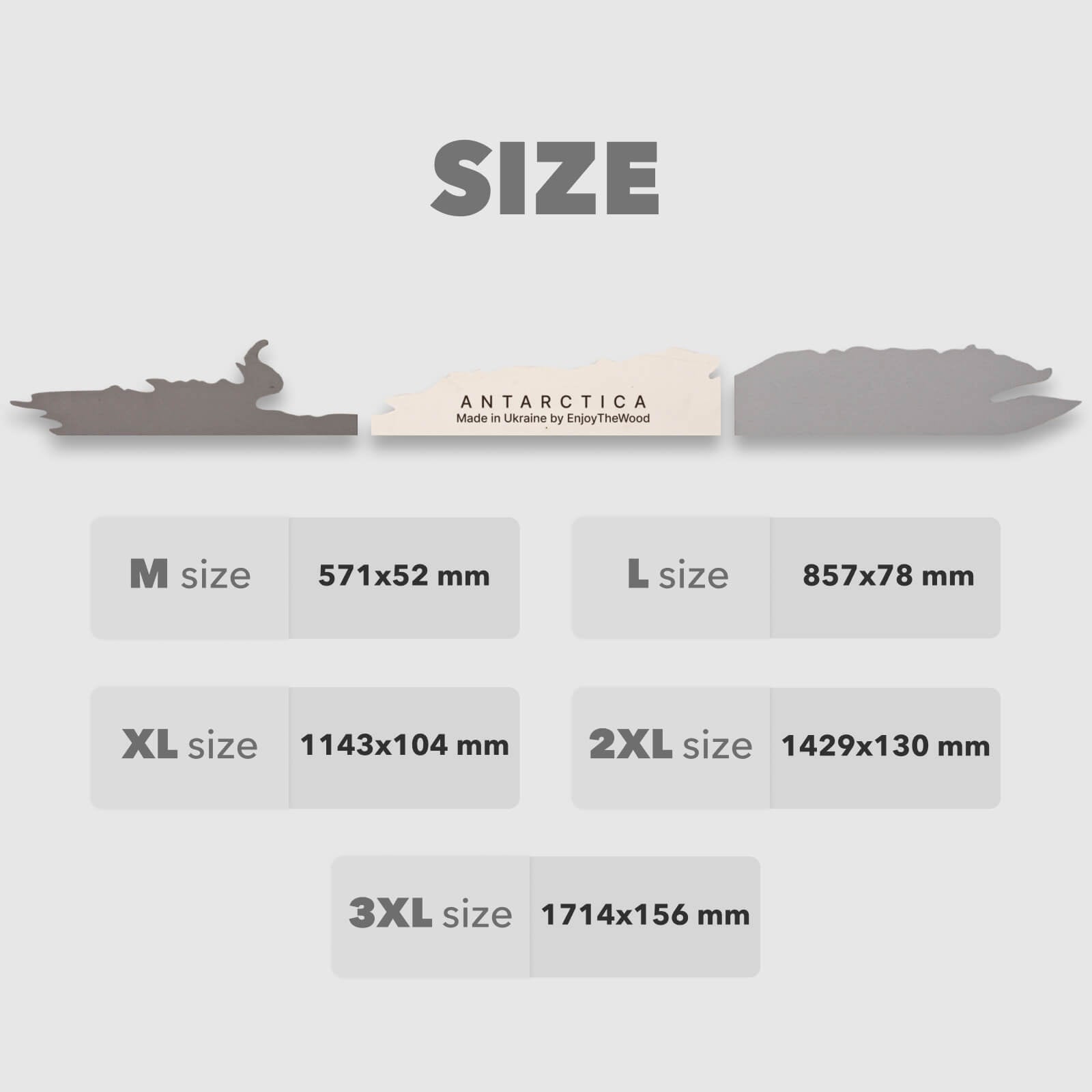 Antartide per Mappe a Colori