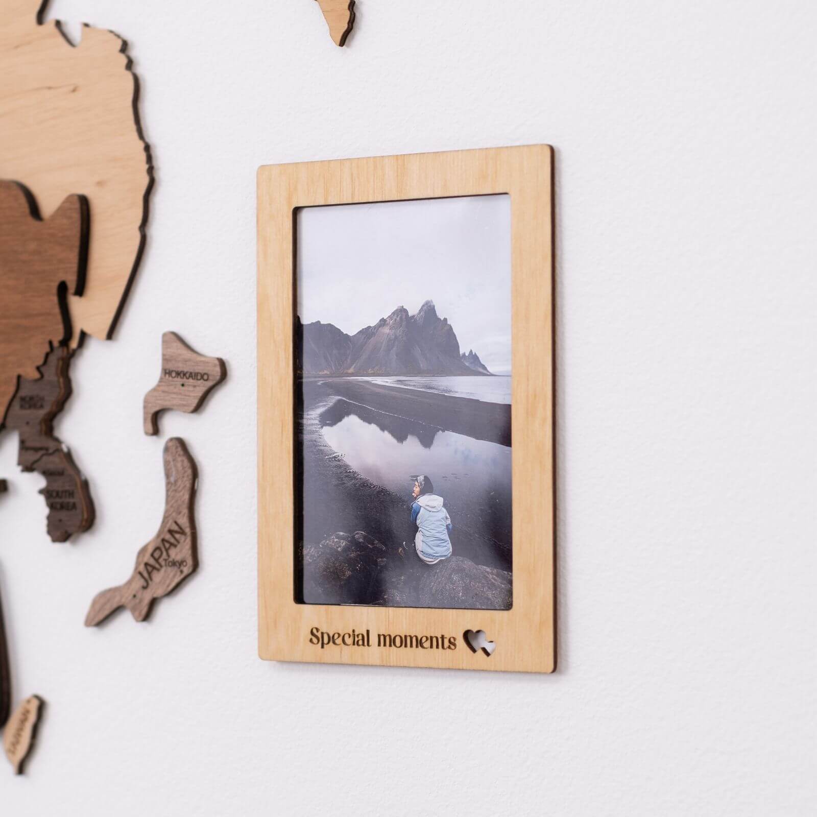 Set di 9 Cornici Portafoto in Legno 3.0