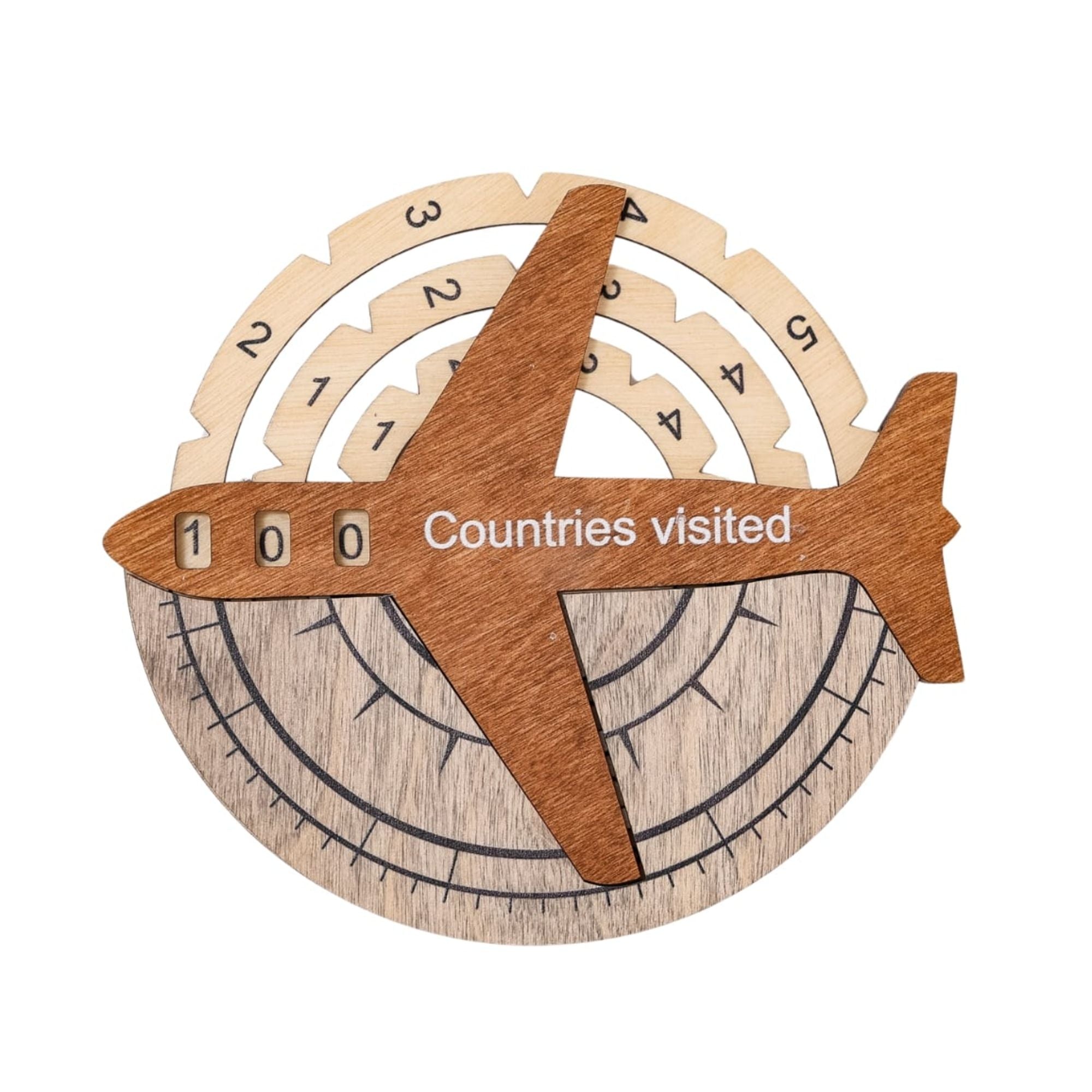 Travel Tracker – Mappa del Mondo 3D in Legno