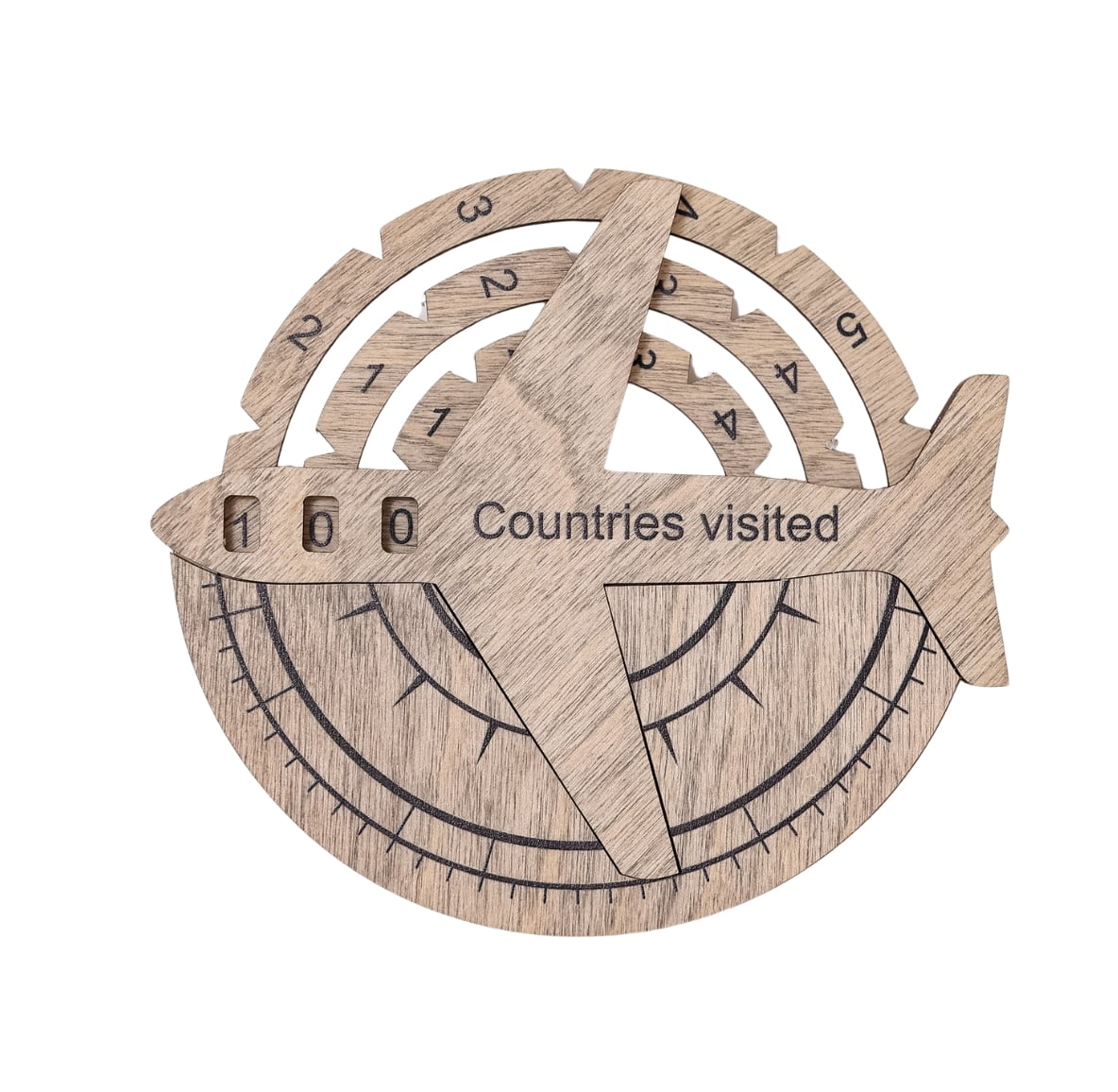 Travel Tracker – Mappa del Mondo 3D in Legno