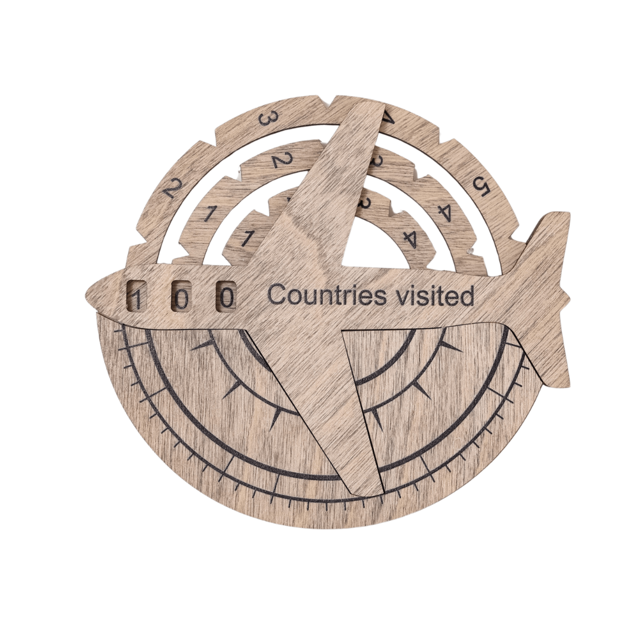 Mappa del Mondo in Legno 3D – Travel Tracker Terra