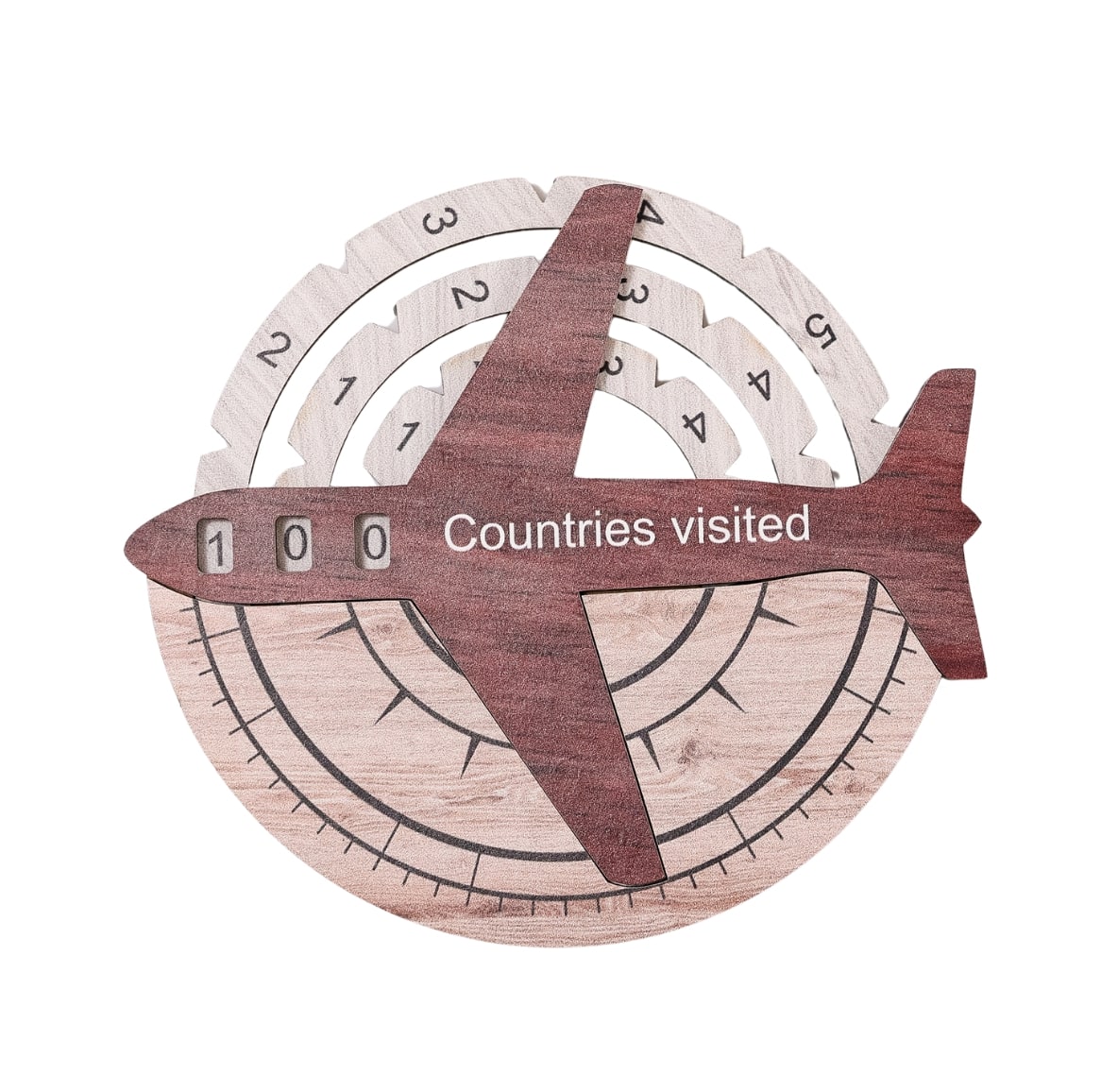 Travel Tracker – Mappa del Mondo 3D in Legno