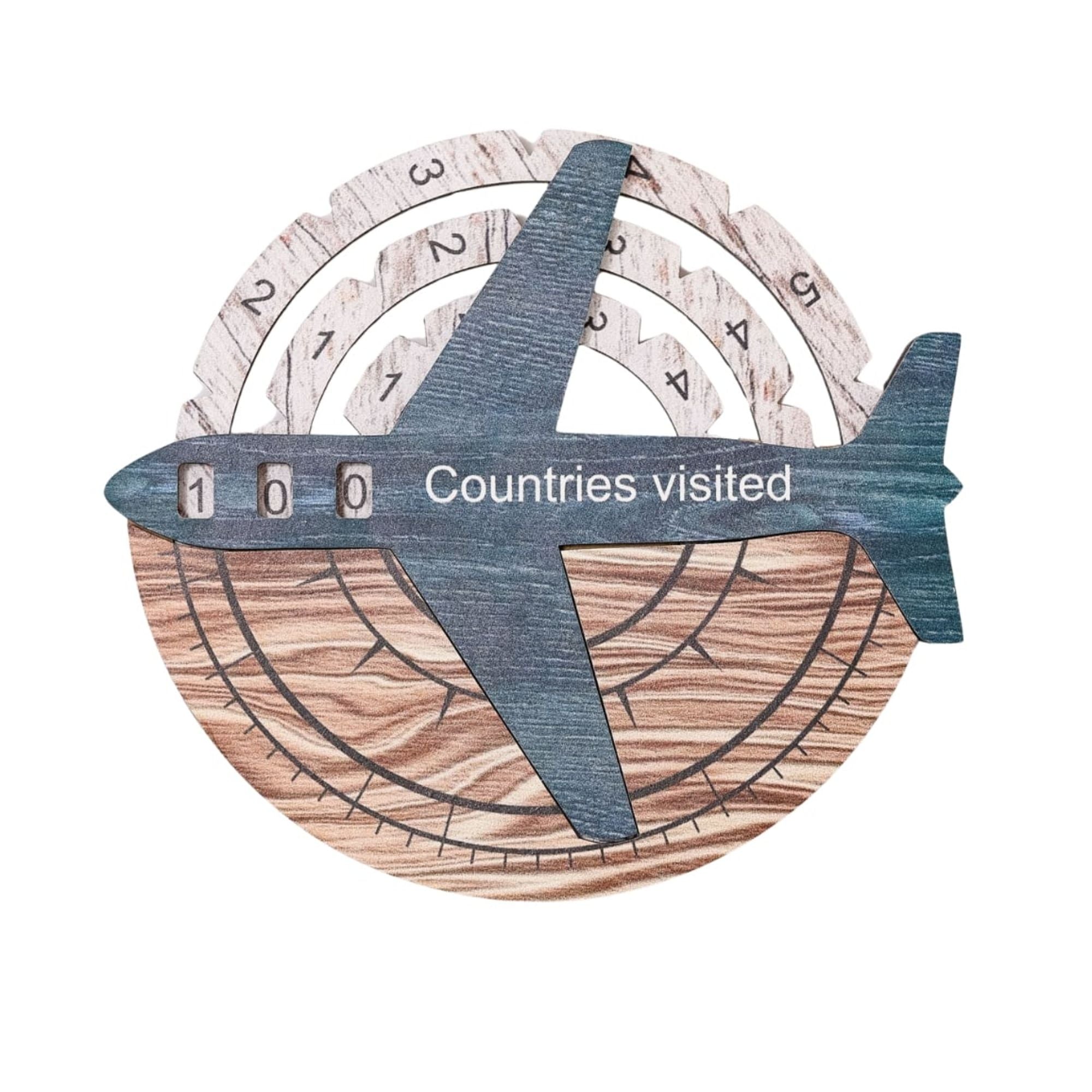 Travel Tracker – Mappa del Mondo 3D in Legno