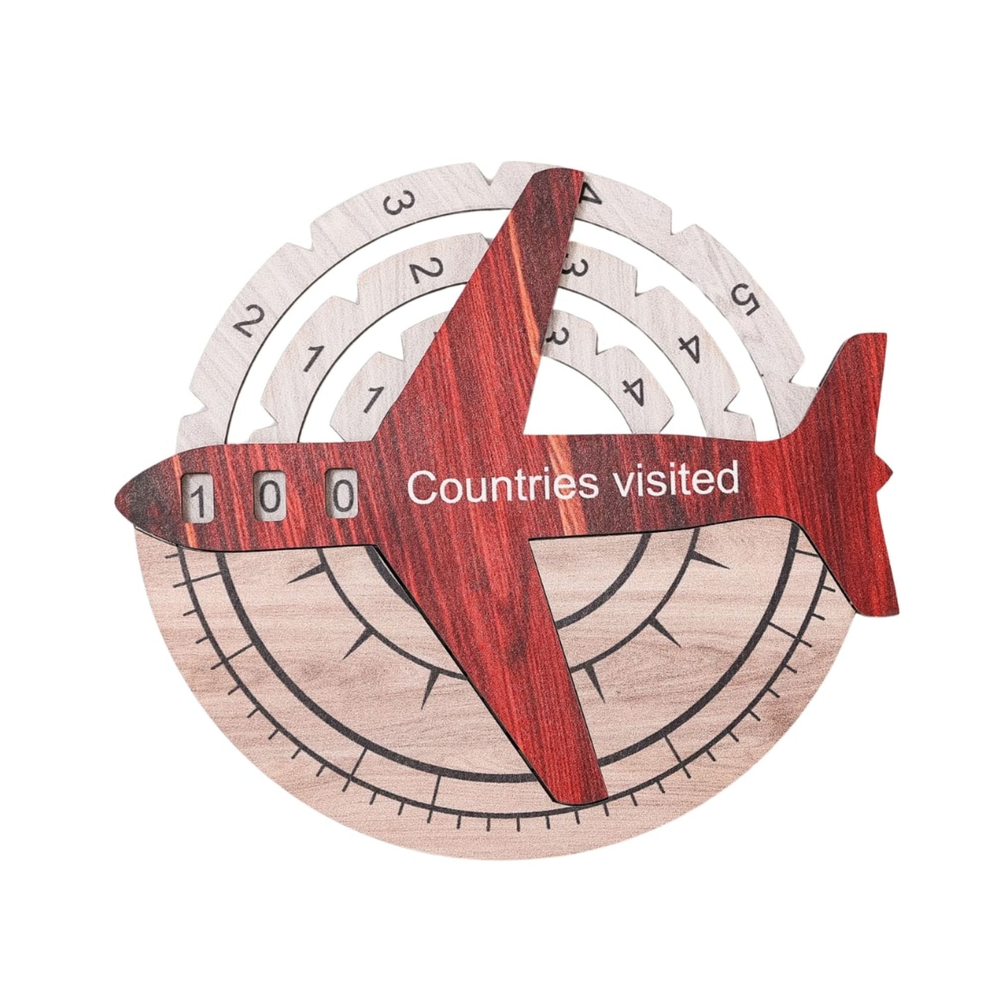 Travel Tracker – Mappa del Mondo 3D in Legno