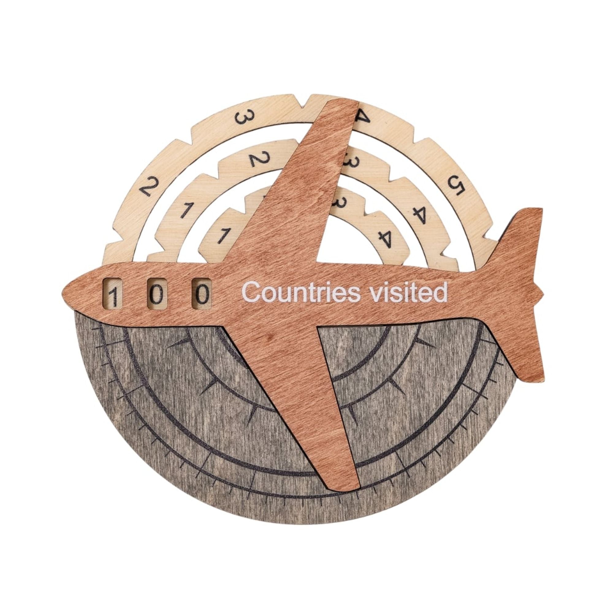 Travel Tracker – Mappa del Mondo 3D in Legno