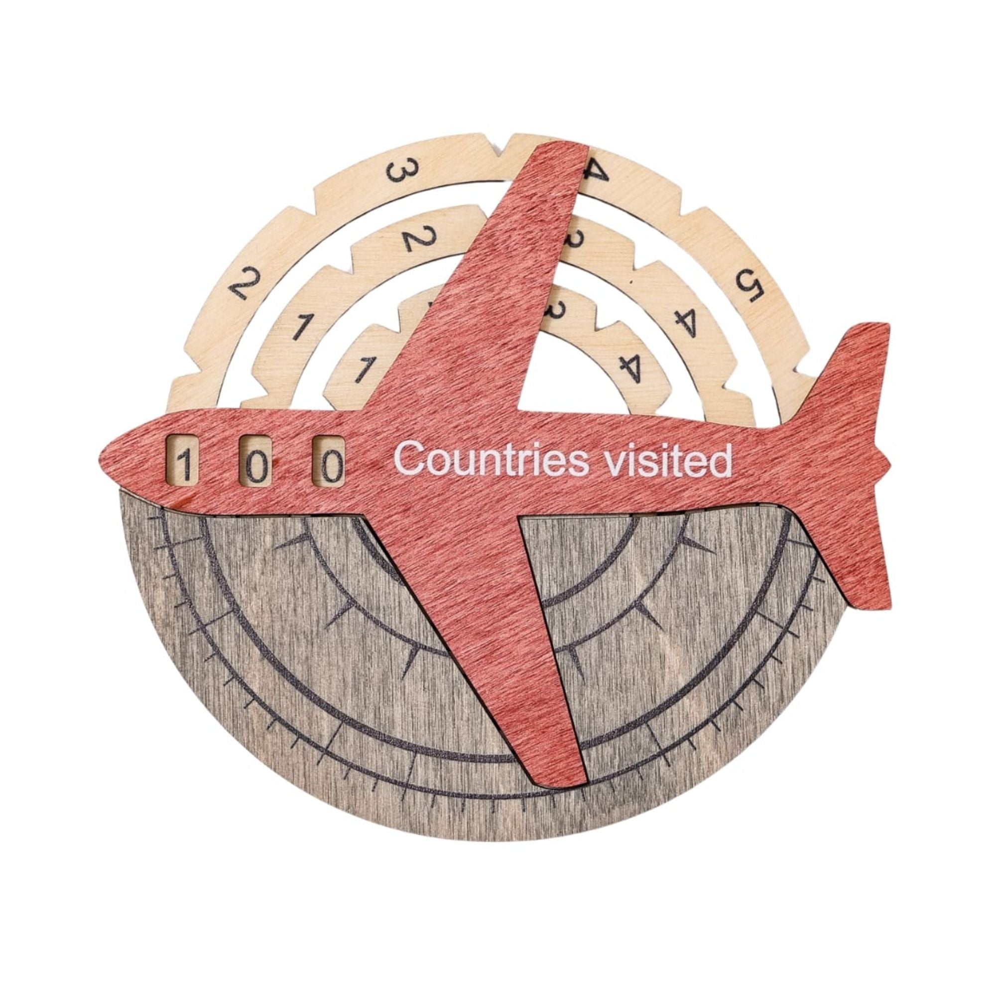 Travel Tracker – Mappa del Mondo 3D in Legno