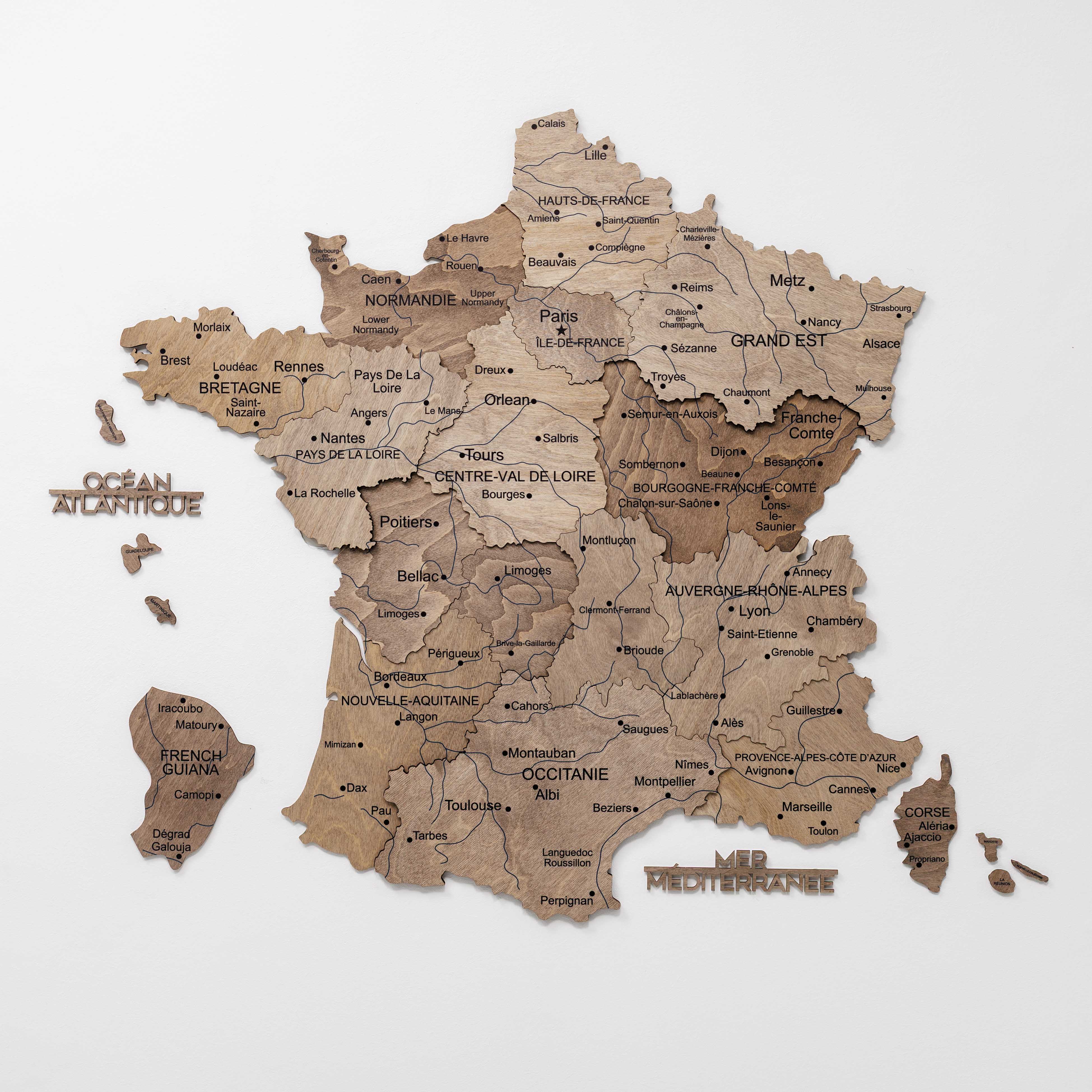 Francia in legno Terra