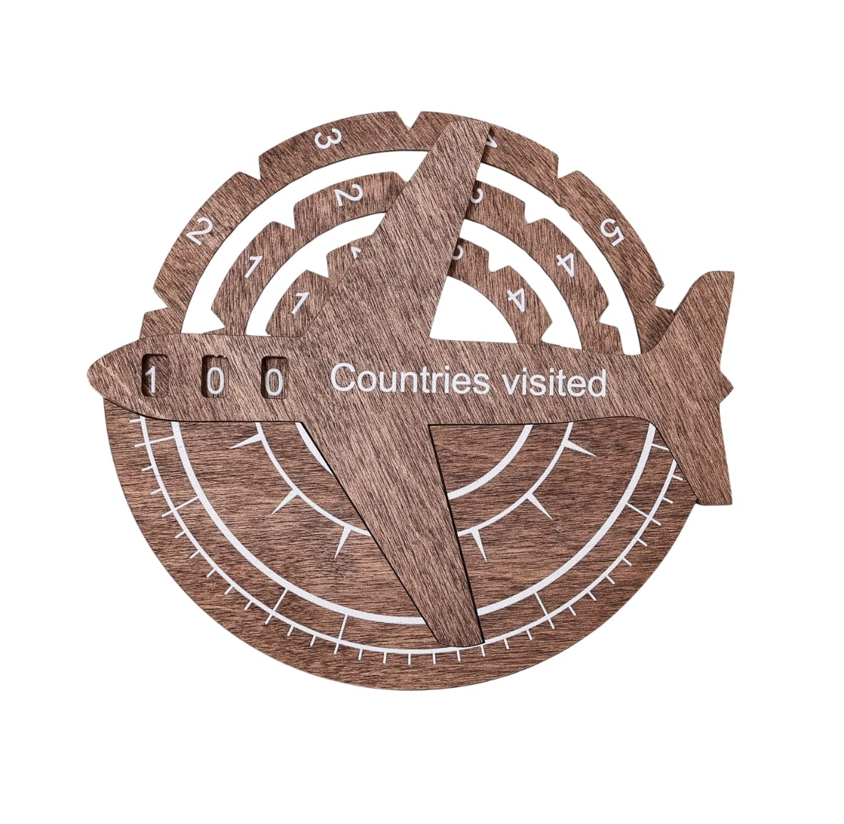 Travel Tracker – Mappa del Mondo 3D in Legno
